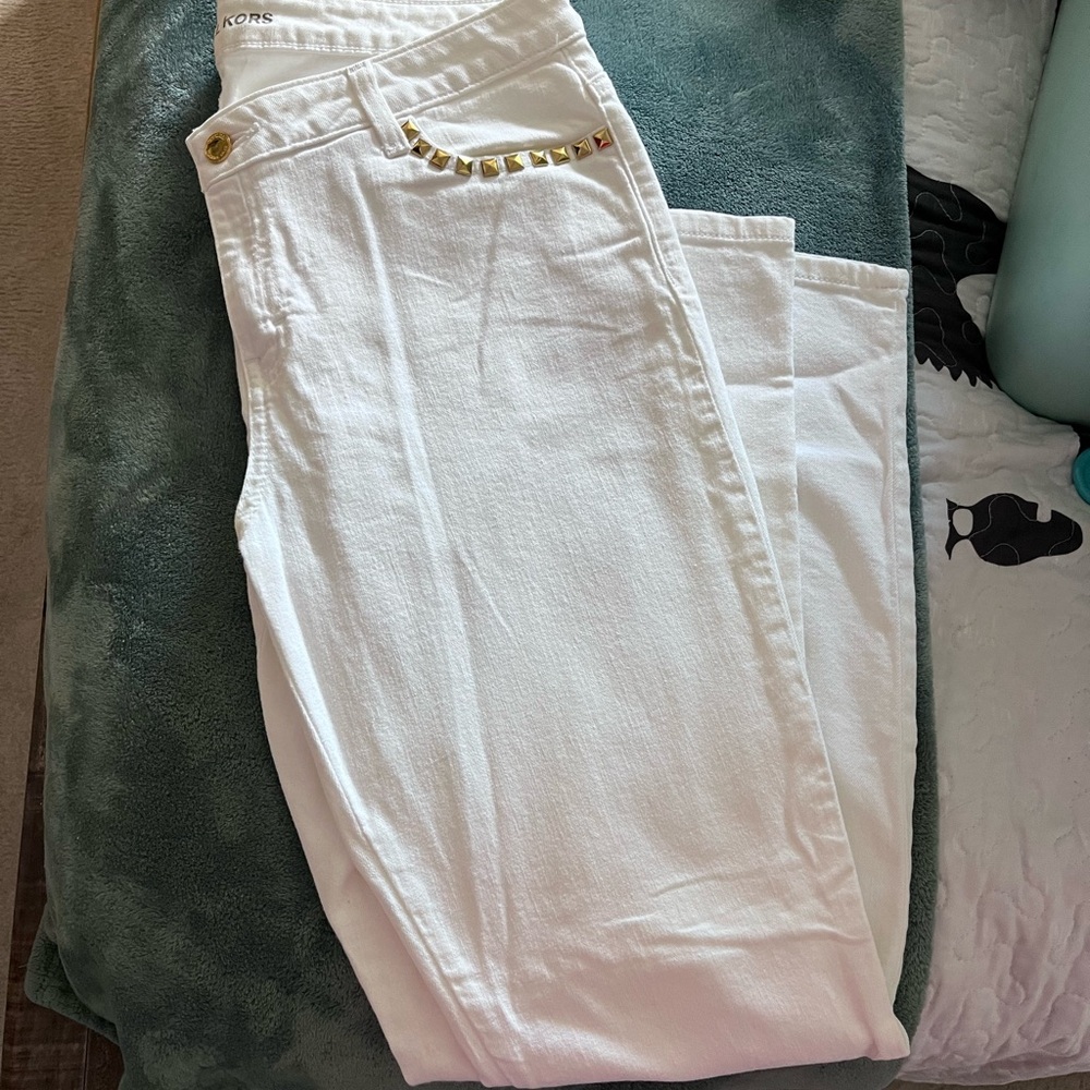 Michael Kors White Denim Pants
